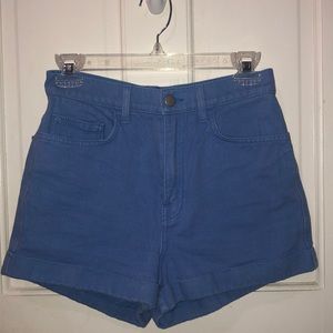 Original Blue American Apparel high waisted shorts